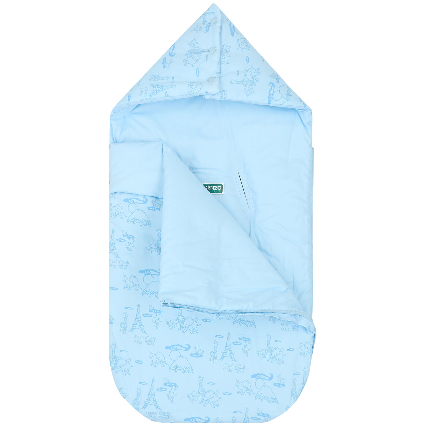 Baby Boys Blue Logo Nest, 1, hi-res