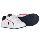 حذاء رياضى أولاد بالشعار باللون الأبيض , 1, hi-res