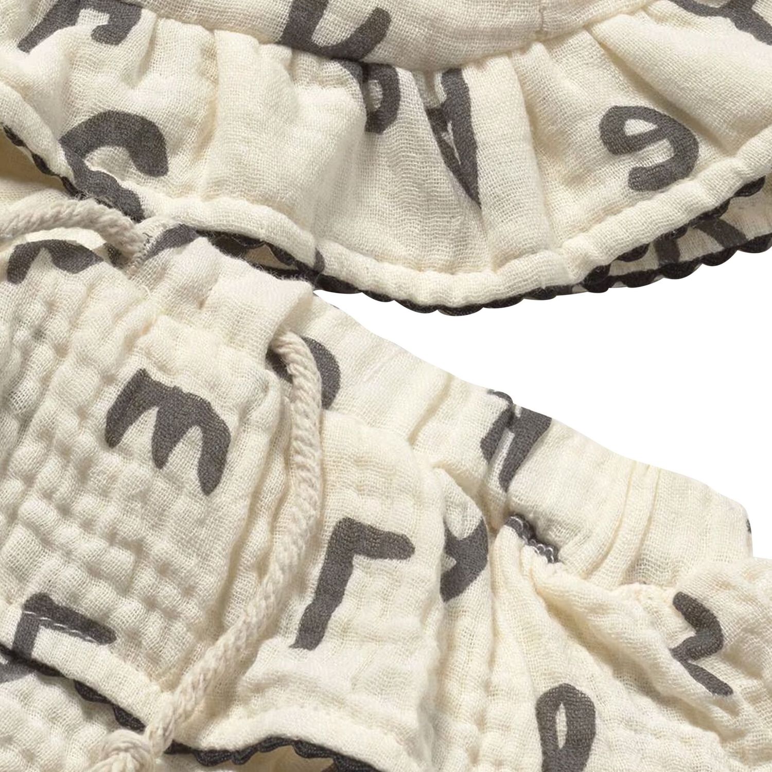 طقم فستان بنات باللون البيج والعاجي, 1, hi-res