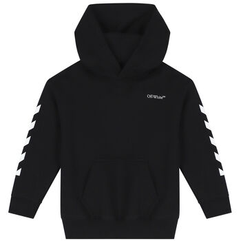 Black Logo Hooded Top