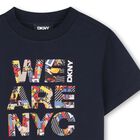 Boys Navy Blue Logo T-Shirt, 2, hi-res