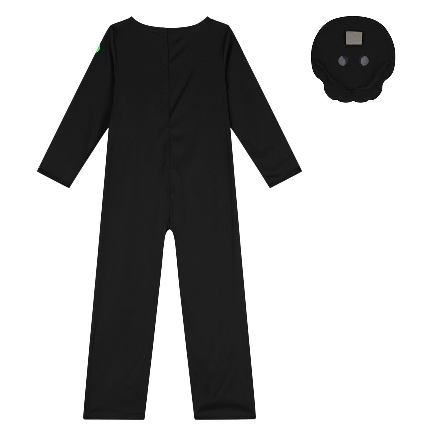 Boys Black & Green Halloween Skeleton Costume, 1, hi-res