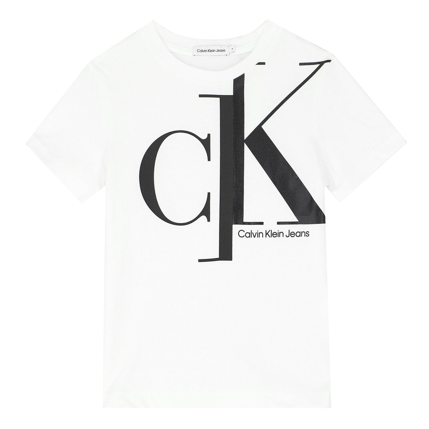 Boys White Logo T-Shirt, 2, hi-res