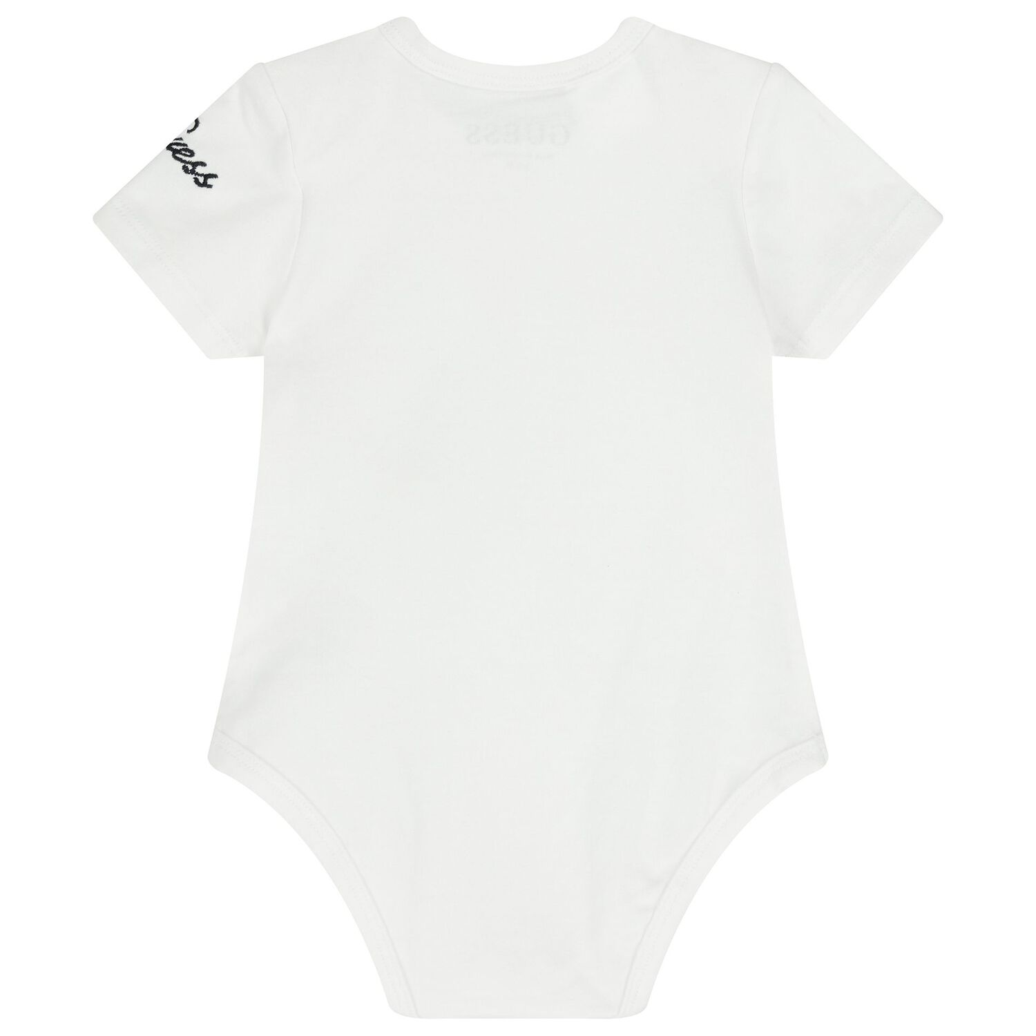 Baby Boys Blue & White Teddy Bear Dungaree Set, 1, hi-res