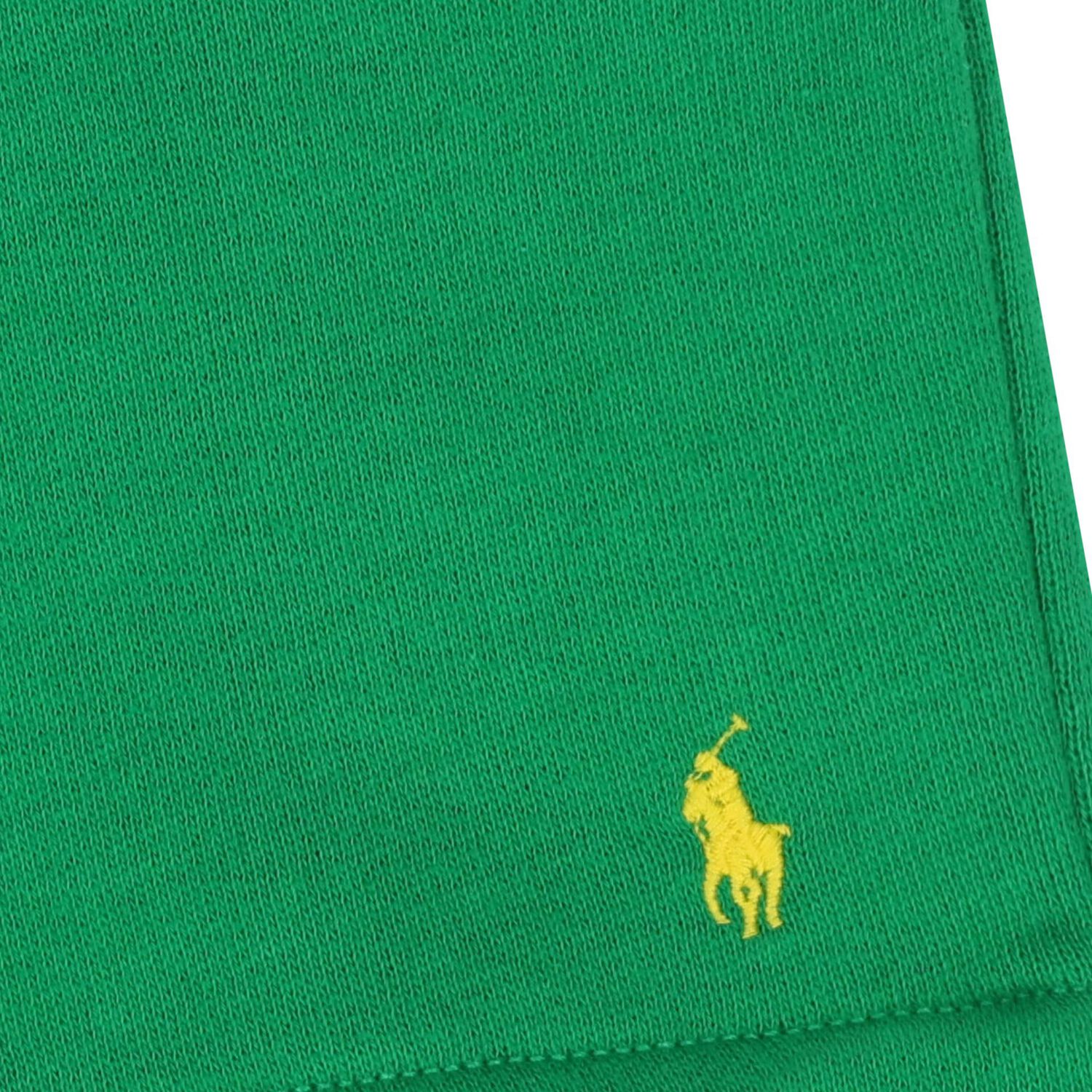 Boys Green Logo Shorts, 1, hi-res