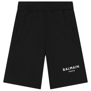 Black Logo Shorts
