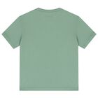 Boys Green Logo T-Shirt, 1, hi-res
