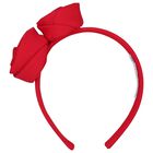 Girls Red Roses Headband, 1, hi-res