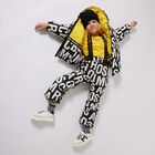 جاكيت  مبطن بالشعار باللون الأسود والأبيض , 1, hi-res