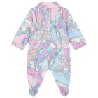 Baby Girls Pink & Blue Orchidee Babygrow Gift Set, 1, hi-res