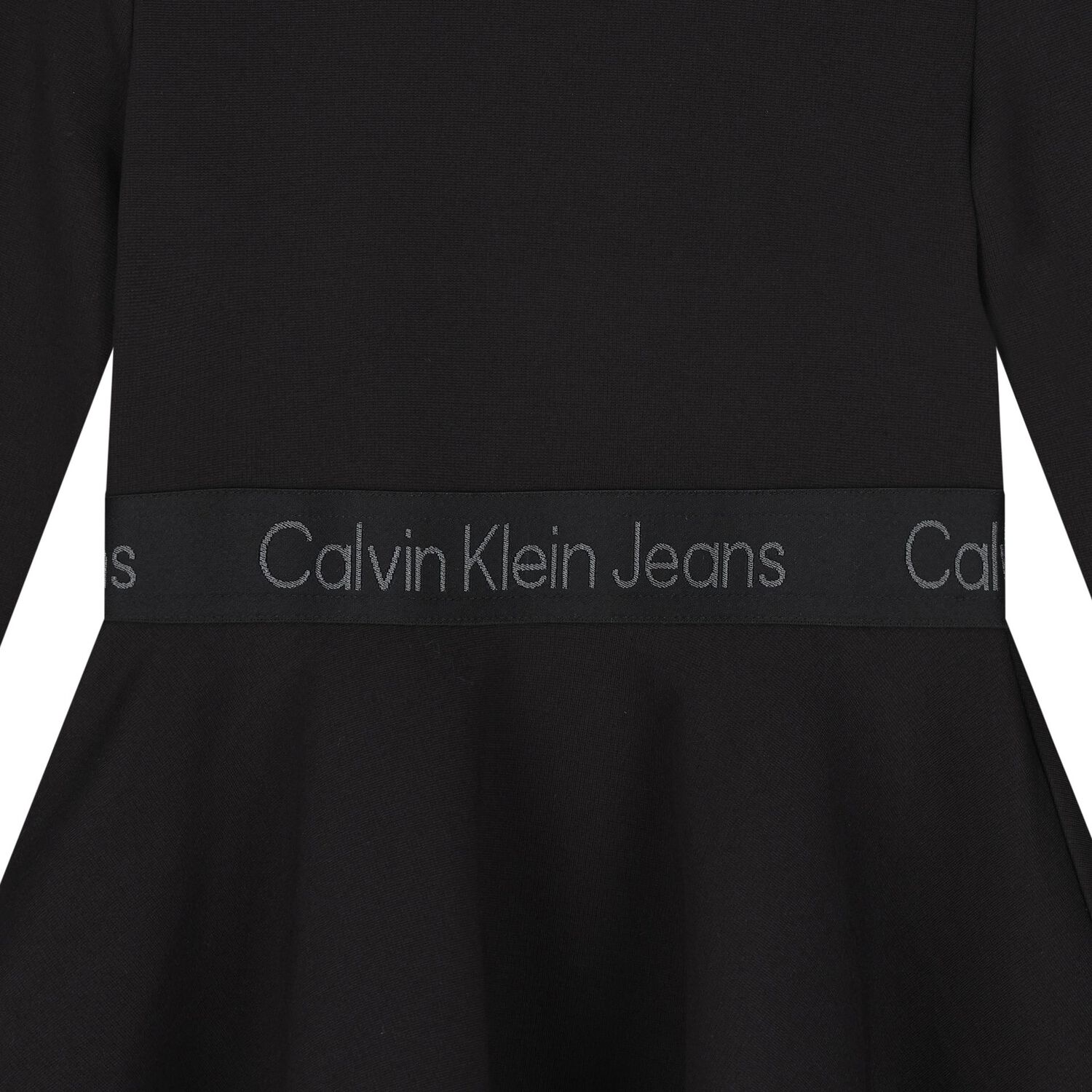 فستان بنات  بالشعار باللون الأسود, 1, hi-res image number null