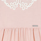 فستان بنات باللون الوردى والعاجى, 2, hi-res