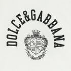 قميص أطفال أبيض بشعار, 1, hi-res