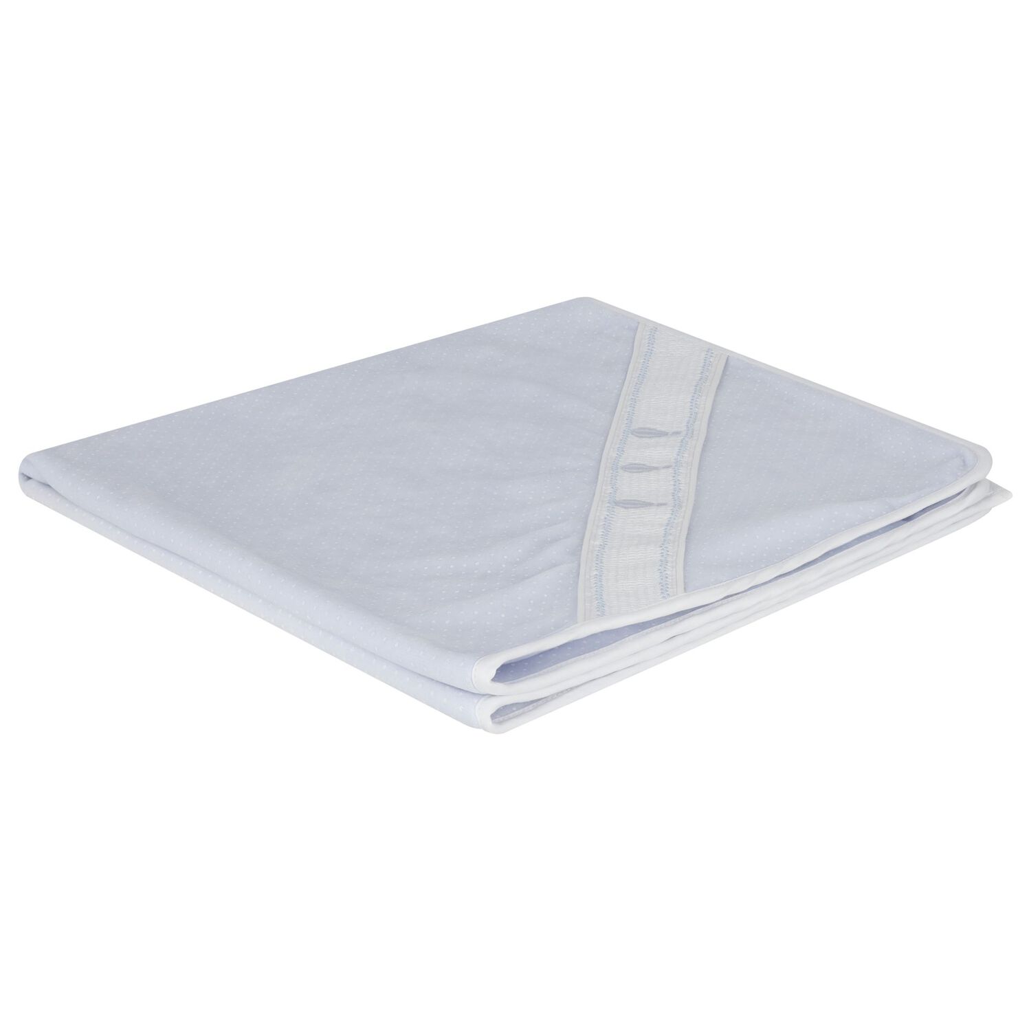 بطانيه اولاد منقطه باللون الازرق والابيض , 1, hi-res