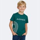 Boys Green Logo T-Shirt, 1, hi-res