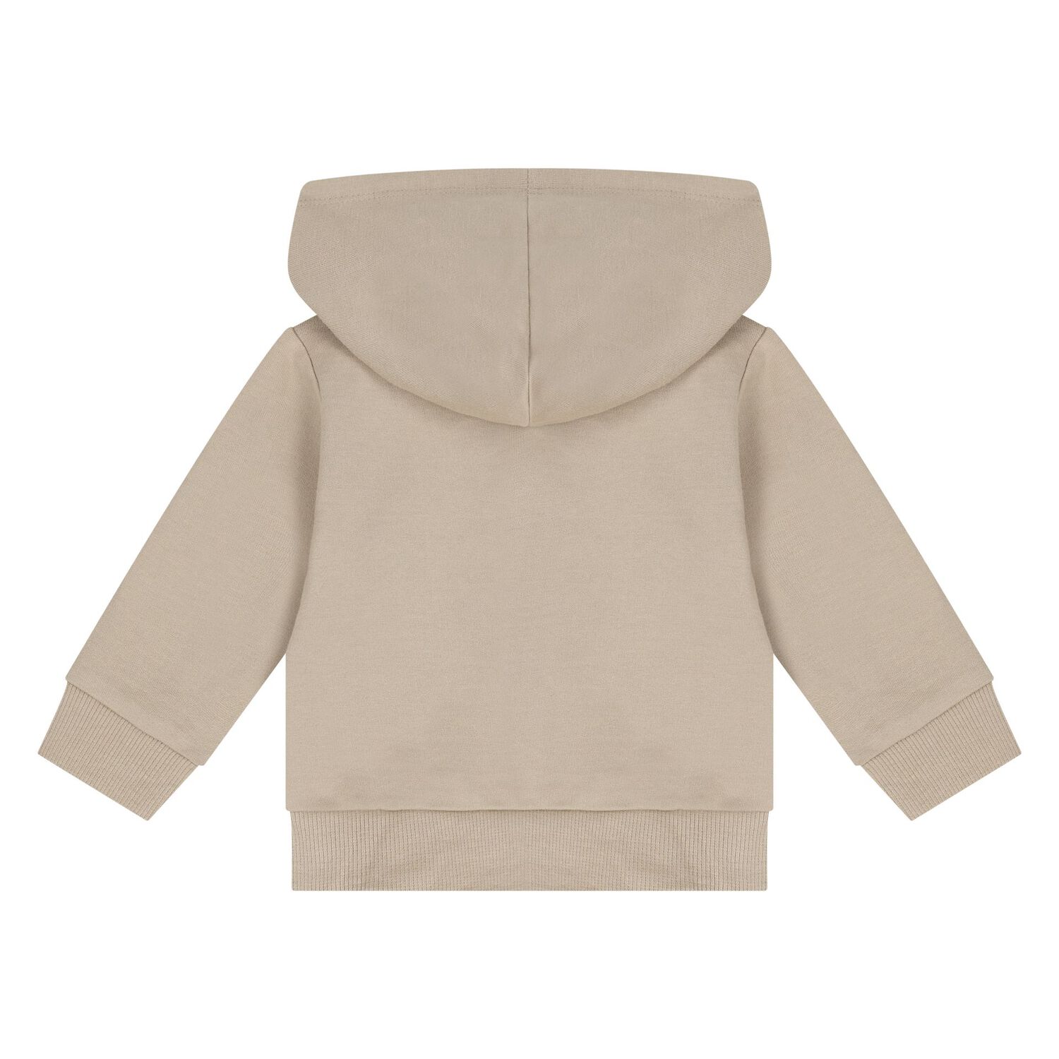 Baby Boys Beige Cotton Bear Tracksuit, 1, hi-res