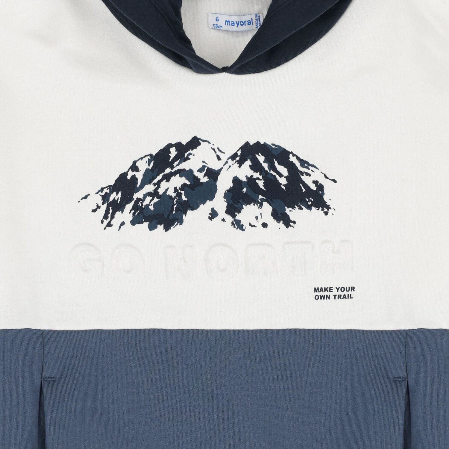 Boys Ivory & Blue Tracksuit, 1, hi-res image number null