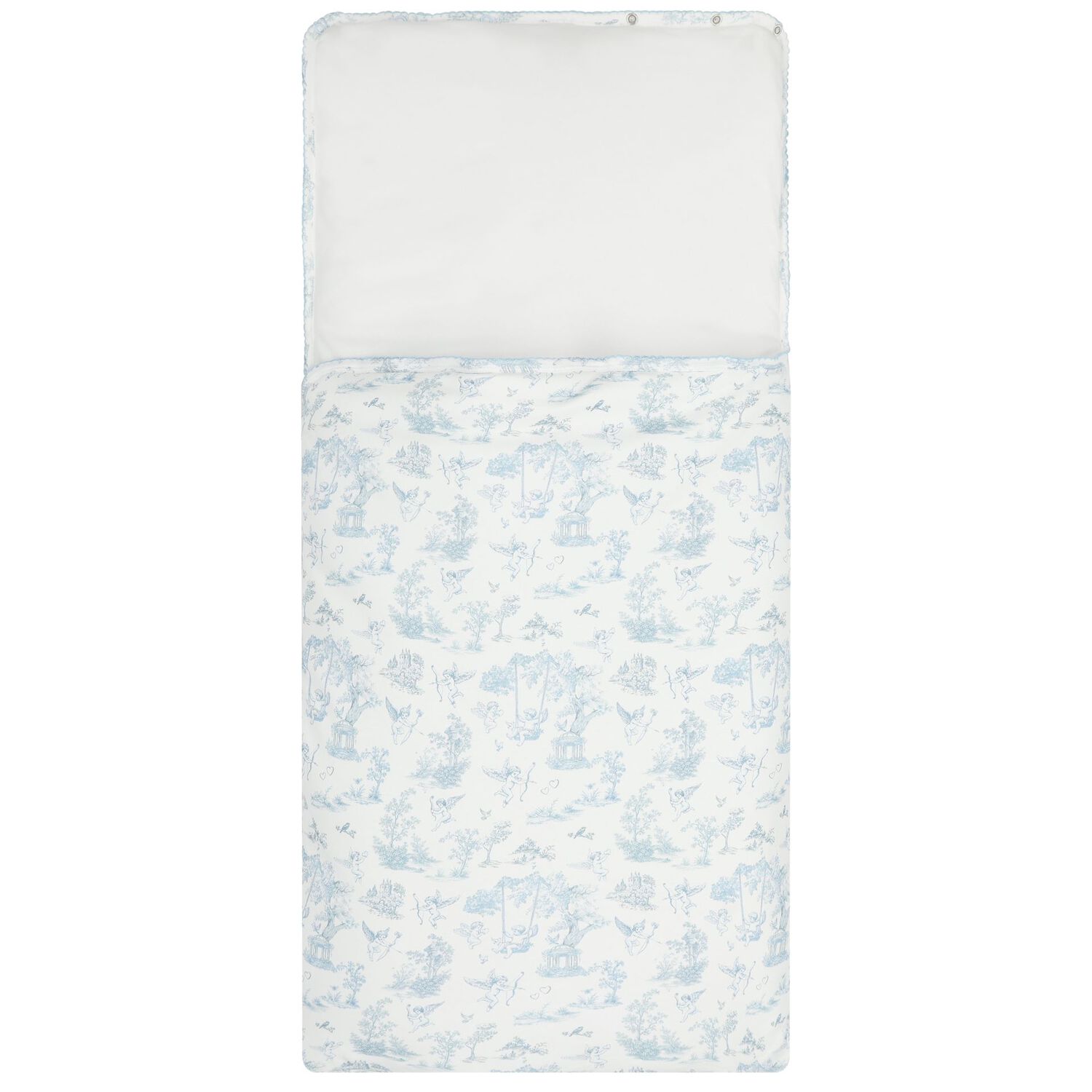 Baby Boys White & Blue Nest, 1, hi-res