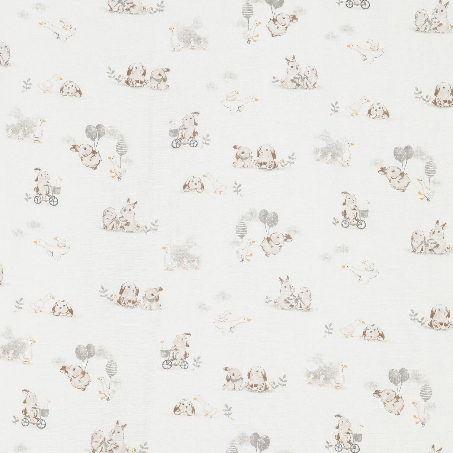 White Rabbit Baby Blanket, 3, hi-res