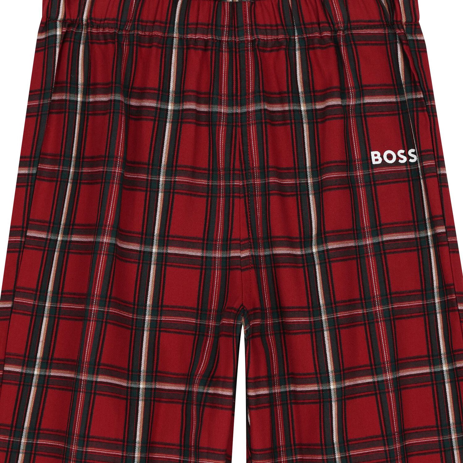 بيجاما أولاد بالشعار باللون العنابى , 1, hi-res