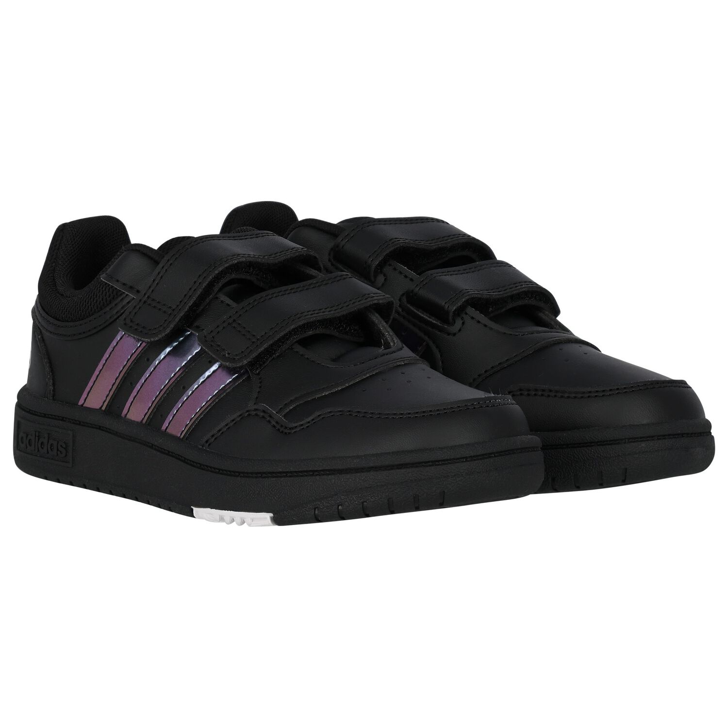 Black Hoops 3.0 Logo Trainers, 1, hi-res image number null