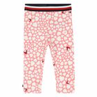 Baby Girls Heart Print Leggings, 1, hi-res