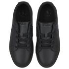 Boys Black Logo Trainers, 1, hi-res