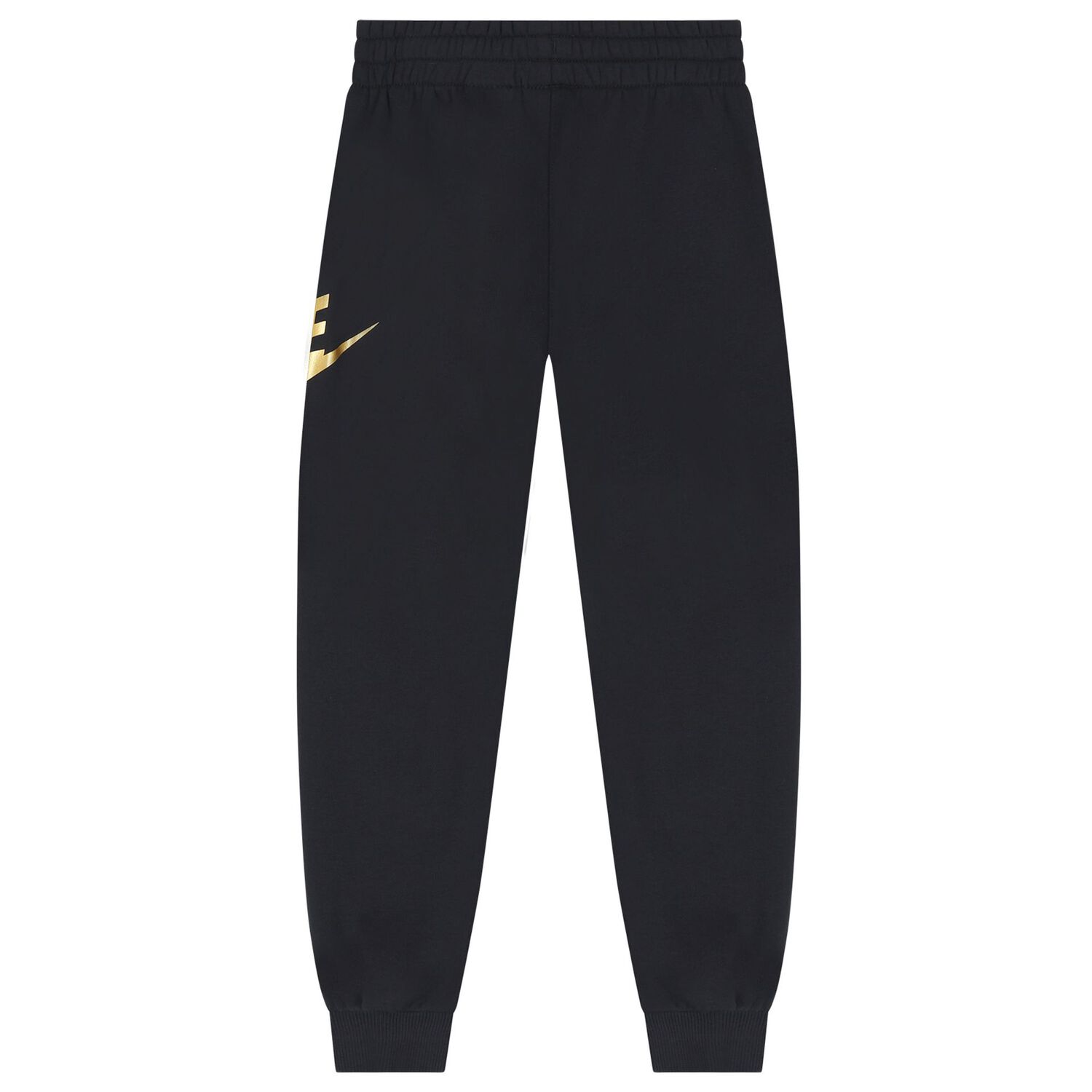 Boys Black & Gold Logo Joggers, 1, hi-res