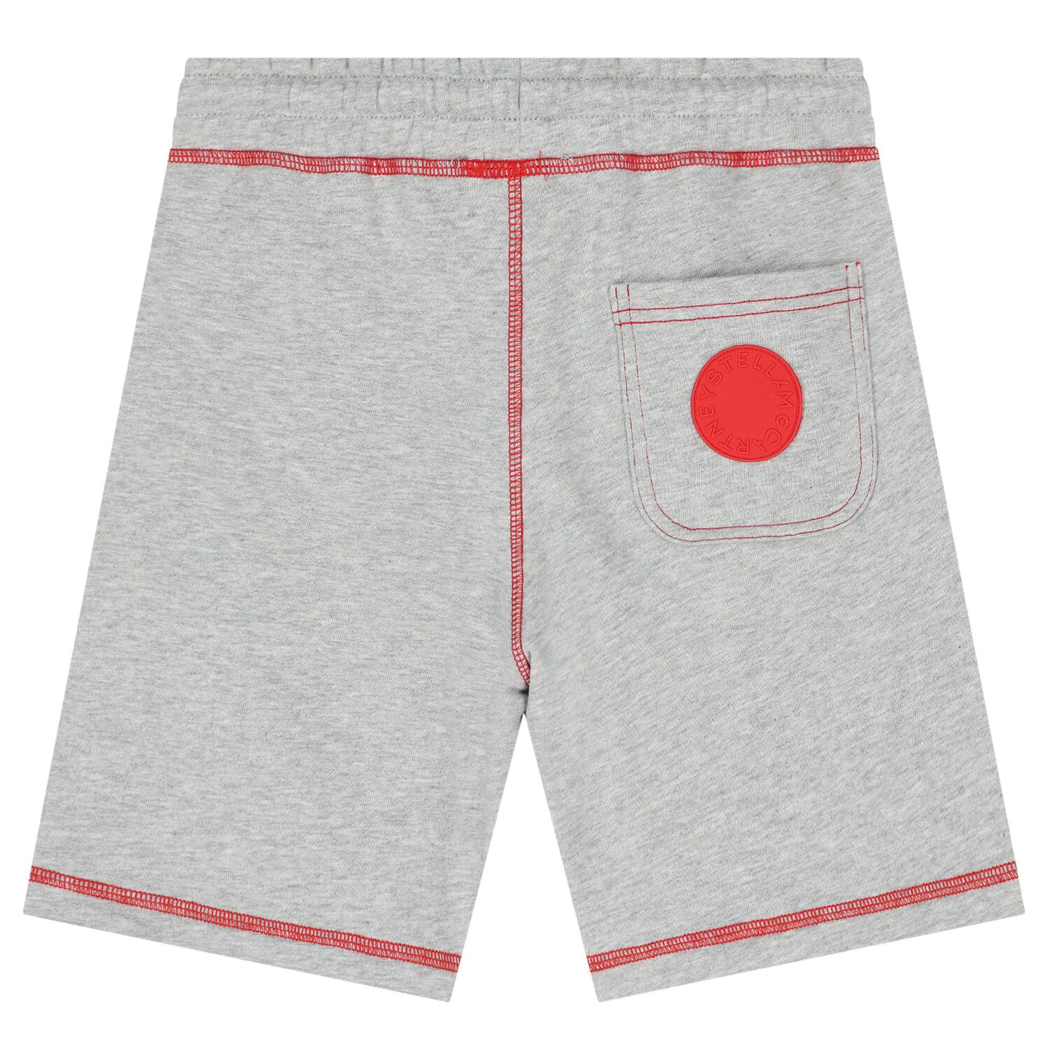 Boys Grey Logo Shorts, 1, hi-res