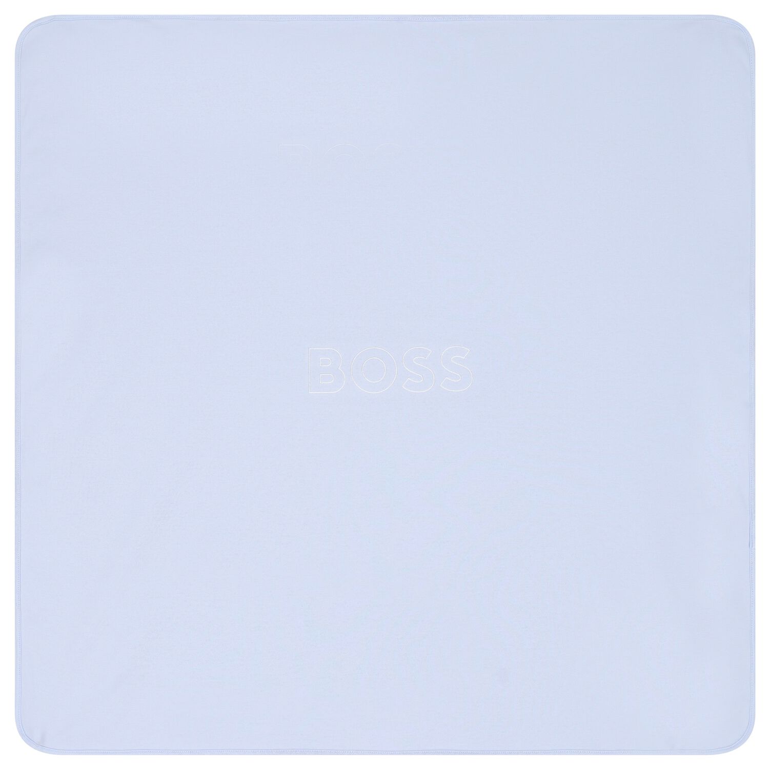 Baby Boys Blue Logo Blanket, 2, hi-res