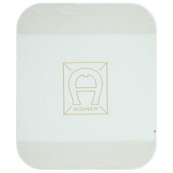 Baby Boys Blue Logo Blanket