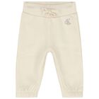 بدلة رياضية بالشعار باللون البيج, 2, hi-res