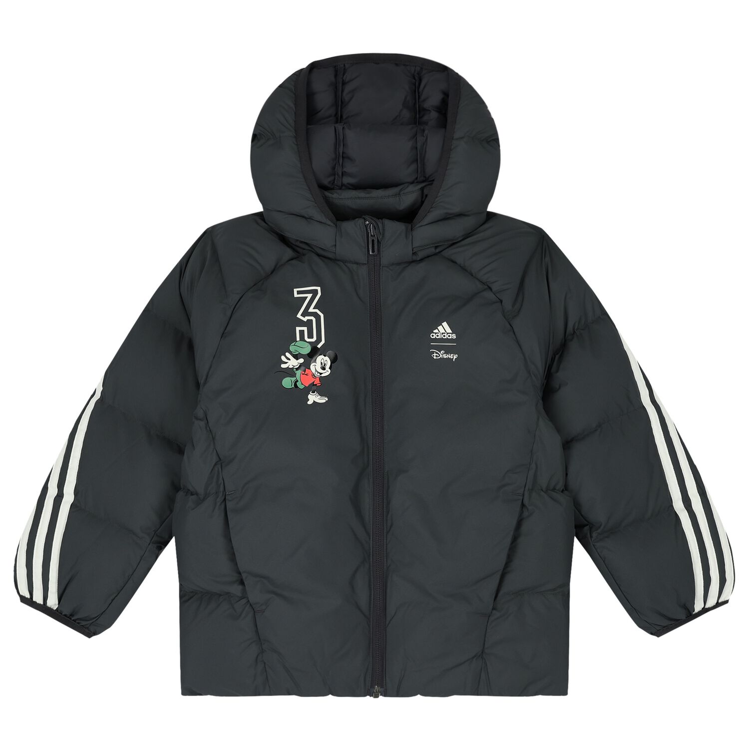  جاكيت مبطن بشعار ميكي ماوس باللون الرمادي, 1, hi-res image number null