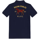 Boys Navy Logo Polo Shirt, 1, hi-res