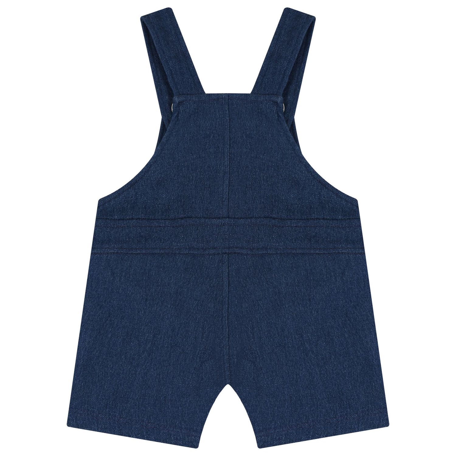 طقم دونجرى اطفال باللون الابيض والازرق , 1, hi-res