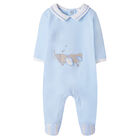 Boys Blue Babygrow, 1, hi-res