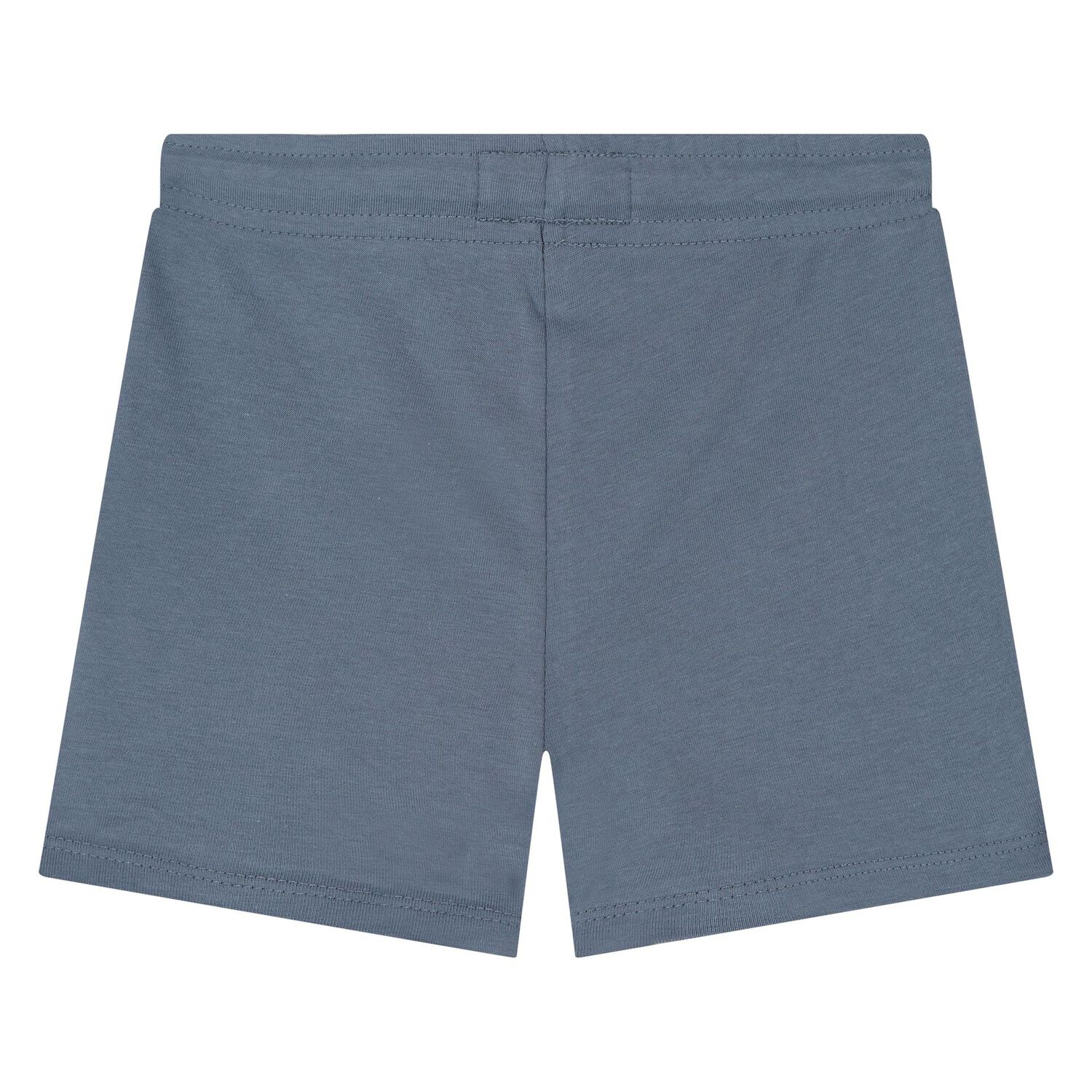 Younger Boys Blue Logo Cotton Shorts Set, 1, hi-res