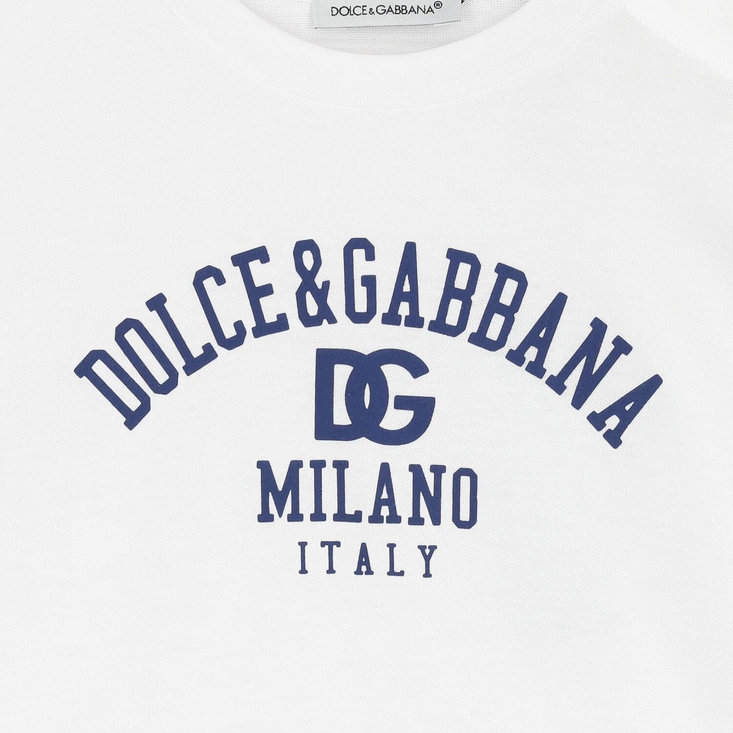 تيشيرت بالشعار باللون الابيض , 1, hi-res