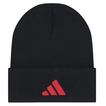 Black & Red Logo Beanie Hat