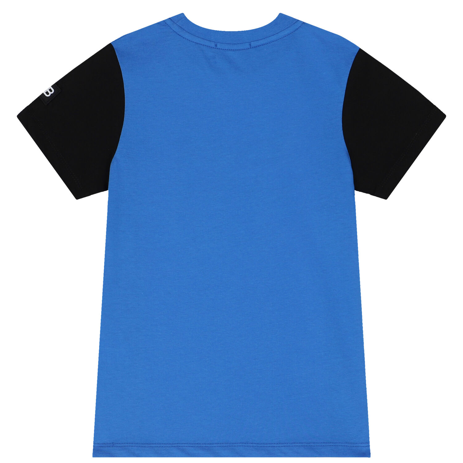 Boys White & Blue Logo T-Shirt, 2, hi-res