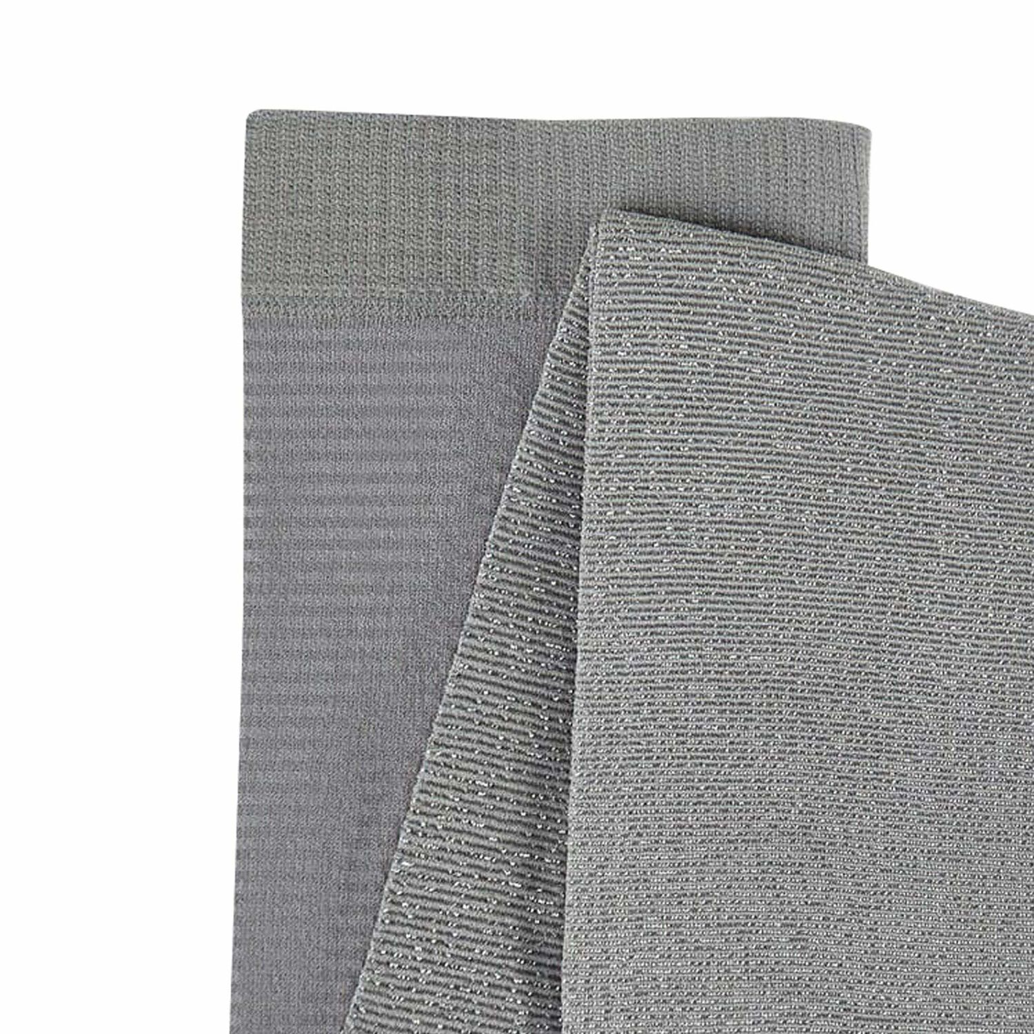 Girls Grey Tights (2 Pack), 1, hi-res