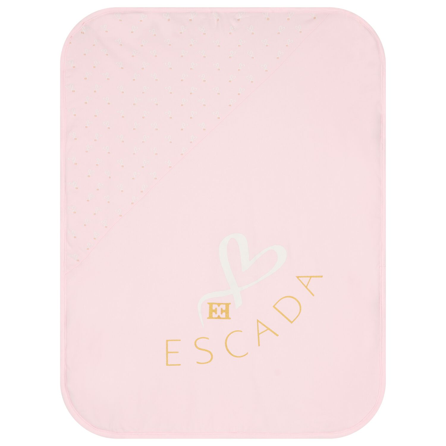 بطانية بنات بطبعة قلب باللون الوردي, 2, hi-res