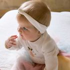 طقم بودي سوت وتوتو للبنات باللون العاجي  (3 قطع), 1, hi-res