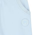 بدلة رياضية أولاد بالشعار باللون الأزرق, 1, hi-res