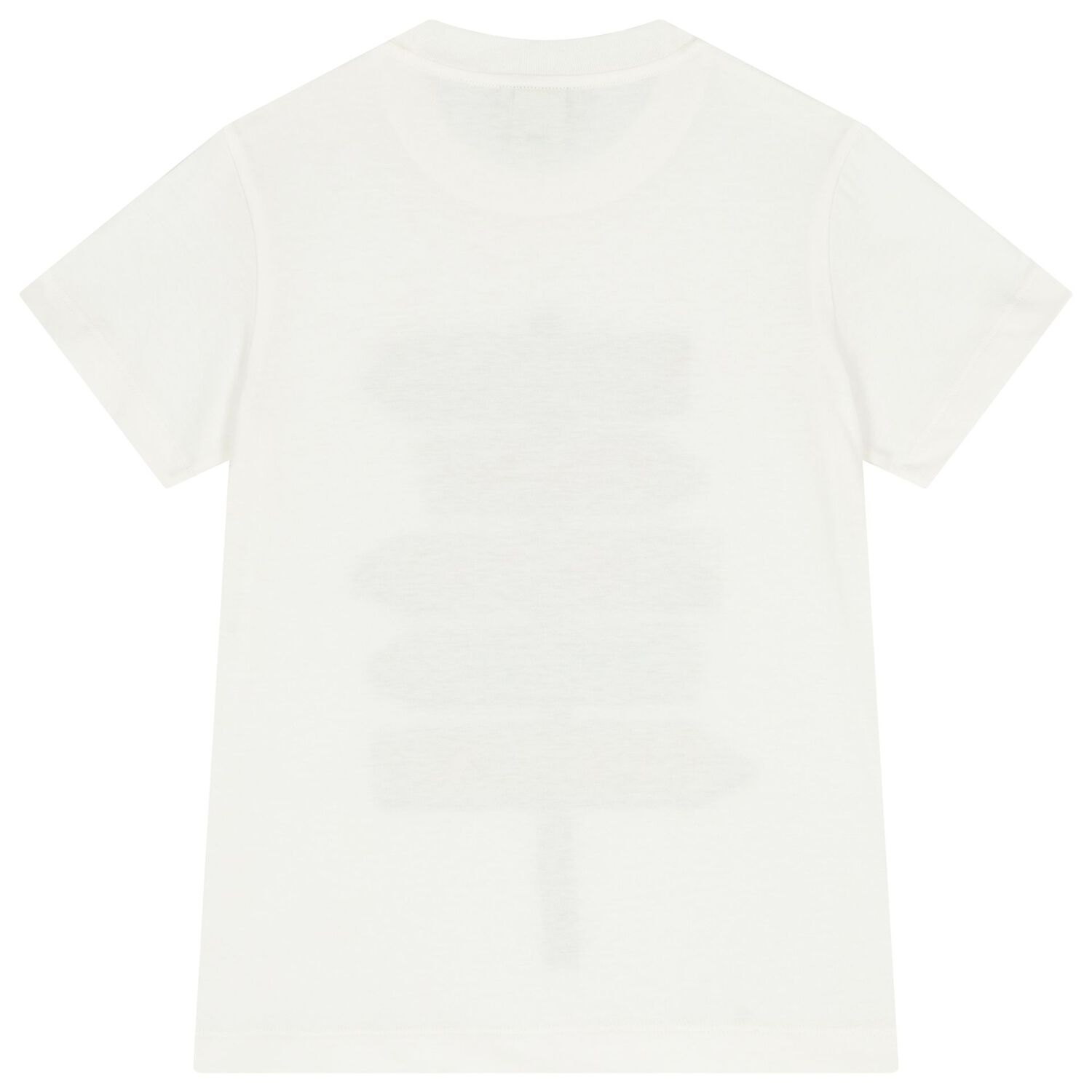 تيشيرت بالشعار باللون العاجى, 1, hi-res