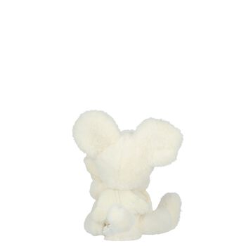 Baby Girls Ivory & Pink Mouse Doudou Comforter