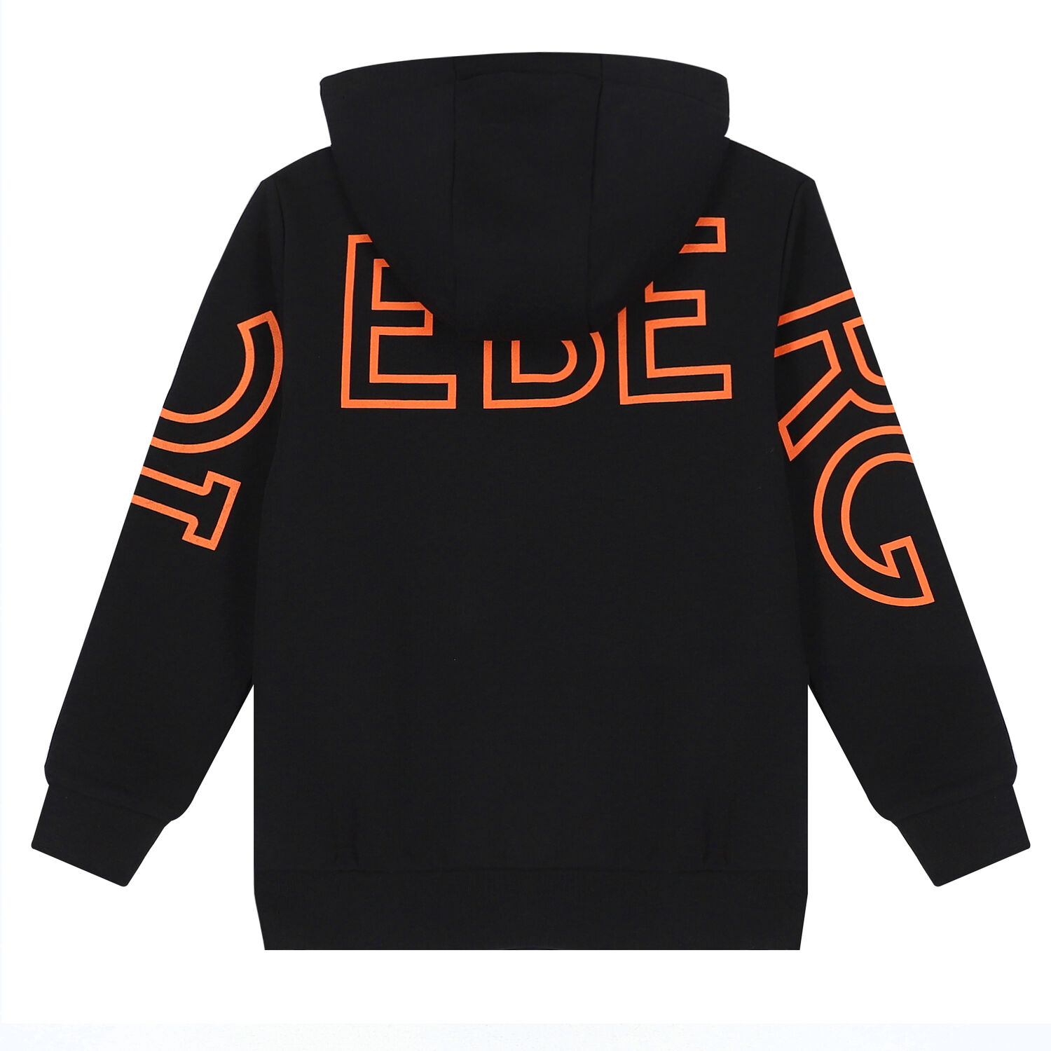 Boys Black Logo Zip Up Top, 1, hi-res image number null