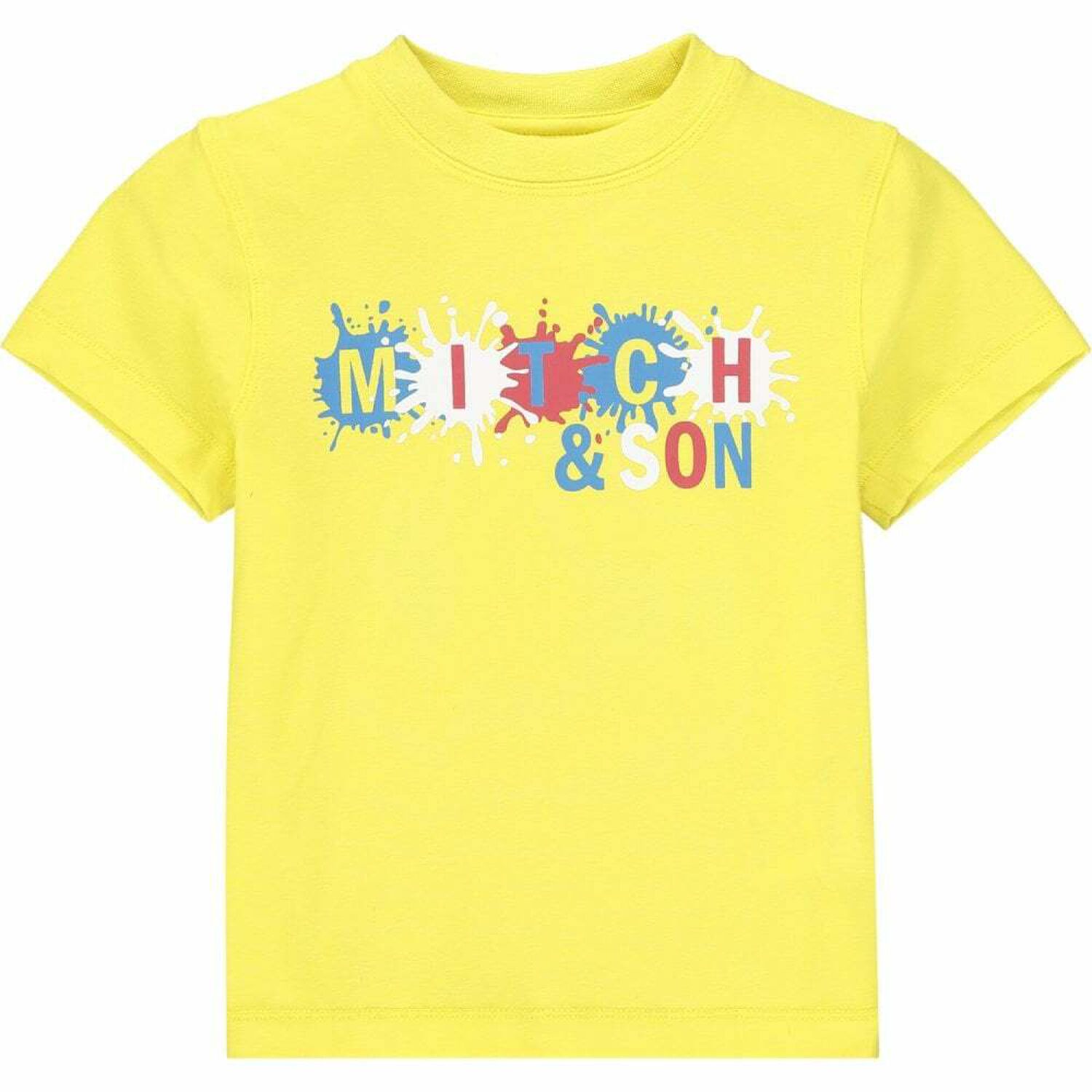 Boys Yellow Logo T-Shirt, 1, hi-res