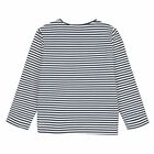 Girls Black & White Striped Top, 1, hi-res