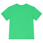 Boys Green Logo T-Shirt, 1, hi-res
